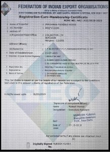 FOI Export Certificate